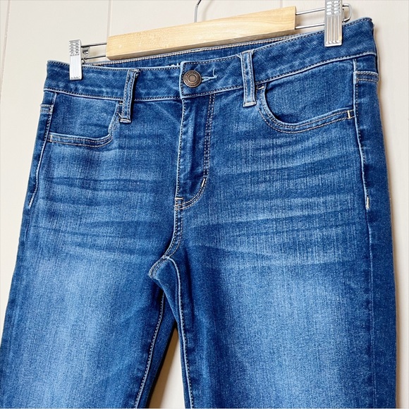 American Eagle Jegging 8 SHORT petite skinny jeans mid rise classic stretch - Picture 2 of 13